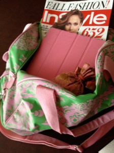 Barbra Watson-Riley's actual chemo bag!