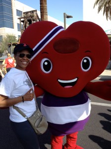 Heart Walk 2013 finish line